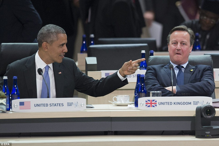 Tổng thống Obama và Thủ tướng Anh David Cameron.