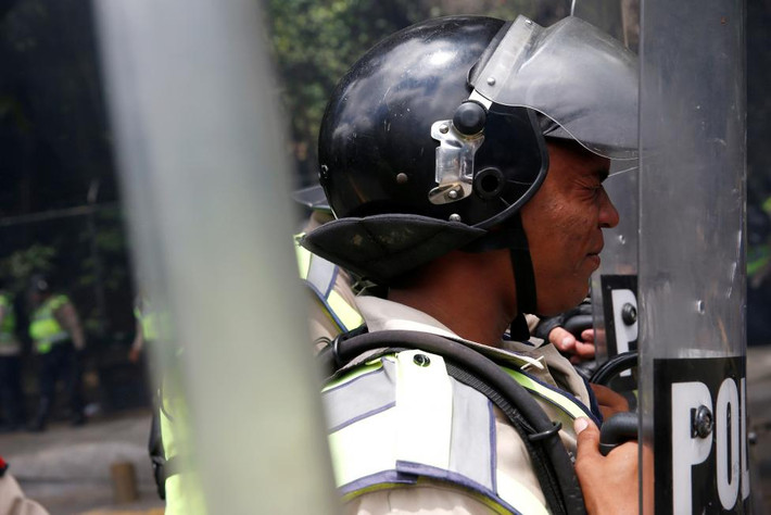 Cuộc biểu tình dữ dội xảy ra tại thủ đô Caracas.