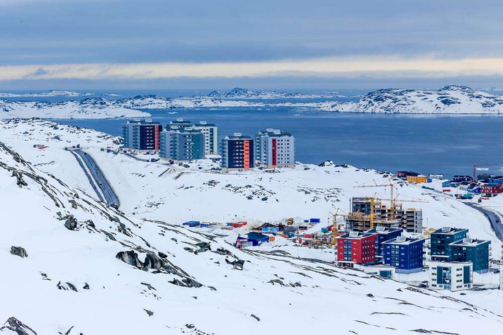 Gần 1/4 dân số Greenland sống ở Nuuk, thủ phủ của vùng lãnh thổ này. Nuuk có khá nhiều bảo tàng, quán cà phê và cửa hàng thời trang...Ảnh: SA.
