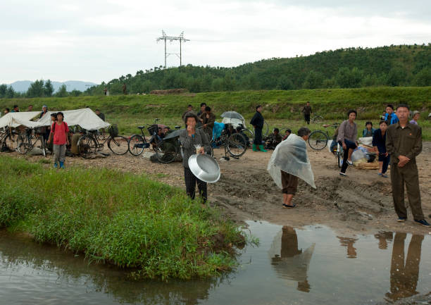 Một góc vùng nông thôn ở tỉnh Bắc Hwanghae hồi tháng 9/2008.