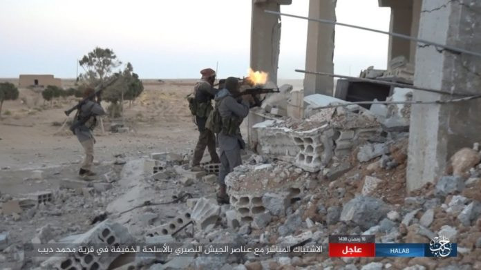 “Tuy nhiên, lực lượng Syria đã giành lại toàn bộ các cứ điểm sau đó”, nguồn tin cho biết thêm. Ảnh: AMN.