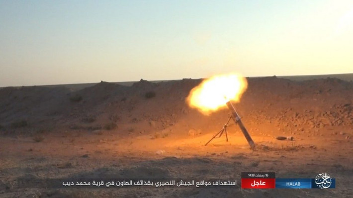Giao tranh ác liệt giữa phiến quân IS và quân đội Syria đã xảy ra tại Muhammad Deeb. Ảnh: AMN.