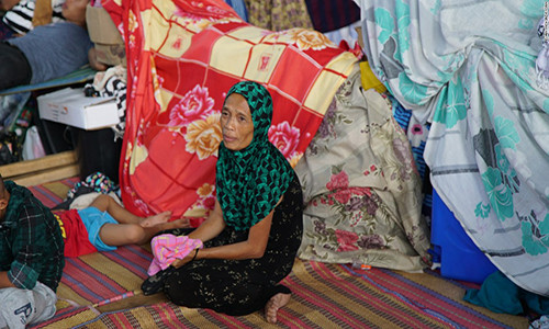 Những người dân đến khu trại tị nạn ở Barangay Maria Christina, thành phố Illigan, trong vài tuần qua đều đến từ Marawi.