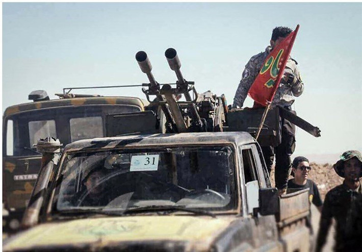 Trước đó, Phong trào Hezbollah và quân đội Syria đã thiết lập một căn cứ quân sự trong khu vực nhằm ngăn lực lượng Mỹ và các nhóm phiến quân tiến vào tỉnh Deir ez-Zor. Ảnh: AMN.