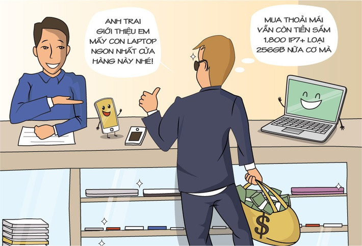 Những thiết bị công nghệ tối tân như Macbook Pro 2016, iPhone 7 Plus... cũng trở nên "tầm thường" trước số tiền khổng lồ này.