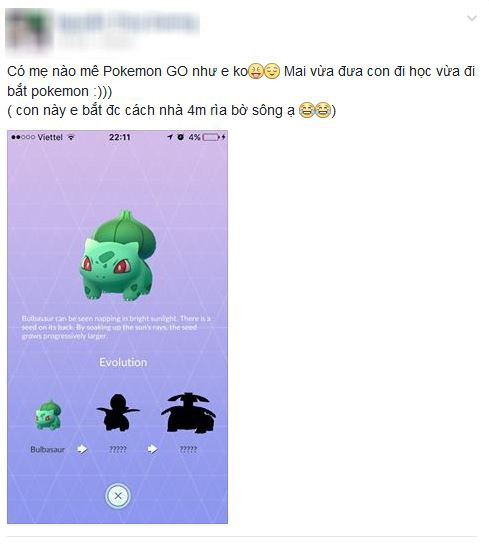 Tranh thủ đi học bắt Pokémon một thể. (Ảnh chụp màn hình)