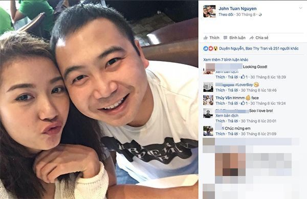 Kể từ khi công khai chuyện tình cảm, cặp đôi trai tài gái sắc xứng đôi vừa lứa này đã giành được nhiều thiện cảm và nhận được sự ủng hộ của đông đảo khán giả. Họ thường xuyên chia sẻ những khoảnh khắc cực kỳ đáng yêu khi bên nhau trên trang cá nhân khiến nhiều người ngưỡng mộ. Dù có cuộc sống khiến nhiều người thèm muốn nhưng Thuý Vân lại rất khiêm nhường khi chia sẻ về bản thân và người yêu. Cô cho biết, cả hai cũng đang làm công việc kinh doanh độc lập với nhau. Cô cũng cho rằng bạn trai cũng đang trên bước đường phát triển sự nghiệp nên chưa thể gọi anh là đại gia.