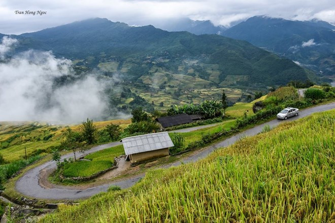 Những áng mây bồng bênh, phiêu lãng như đưa tâm hồn ta đến nơi bồng lai tiên cảnh.