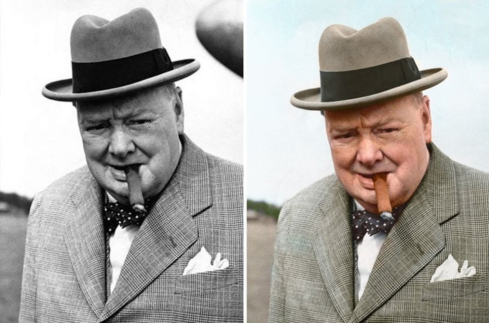 Thủ tướng Anh Winston Churchill.