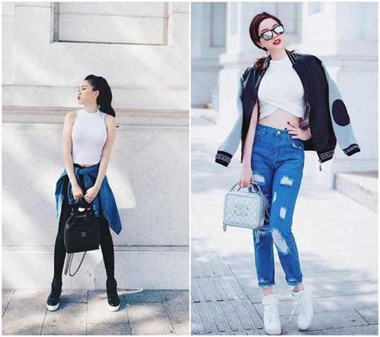 Giày dép, túi xách… không thể đếm xuể Bảo Thy có bao nhiêu món của Chanel.