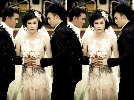 Mối quan hệ giữa Mr Đàm và hai anh em nghệ sỹ Hoài Linh và Dương Triệu Vũ từng là chủ đề bàn tán của dư luận. Để đáp lại những đồn đoán về chuyện tình ái tay 3, Dương Triệu Vũ và Hoài Linh, Đàm Vĩnh Hưng đã tung ra bộ ảnh cưới gây sốc. Trong đó, Hoài Linh hóa thân thành cô dâu còn Đàm Vĩnh Hưng và Dương Triệu Vũ là 2 chú rể.