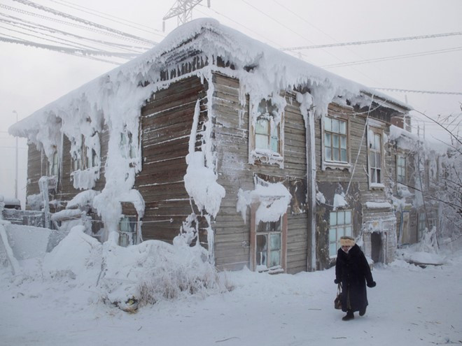 Phiêu lưu mạo hiểm tới thị trấn Oymyakon tại Nga có thể là lựa chọn thứ hai sau Nam Cực nếu bạn vẫn muốn có cảm giác “chết cóng”. Oymyakon là vùng đất lạnh nhất trên trái đất có cư dân sinh sống. Ảnh: Jenna Garrett.