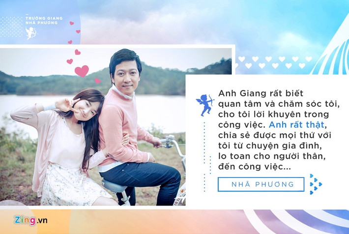 Nhã Phương cho rằng vì cô và "Mười Khó" cùng xuất phát điểm nên dễ đồng cảm. Người đẹp phim Tuổi thanh xuân còn tiết lộ bạn trai vui tính giống bố cô.