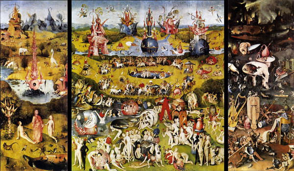 Khu vườn của niềm lạc thú trần gian của Hieronymus Bosch Tác phẩm hội họa trứ danh Khu vườn hưởng niềm lạc thú trần gian của họa sĩ người Hà Lan – Hieronymus Bosch kể lại câu chuyện về tội lỗi của tổ tông và quá trình sa ngã của nhân loại. Tác phẩm gồm ba bức tranh miêu tả ba không gian khác nhau là Vườn địa đàng, Vườn khoái lạc trần gian và Vườn địa ngục. Sau khi chiêm ngưỡng vẻ đẹp của bức tranh thì bạn có nhìn ra bí mật được tác giả che giấu không?
