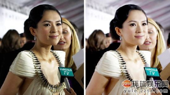 Chương Tử Di Người hâm mộ vẫn ấn tượng với hình ảnh nàng Hoa đán 38 tuổi sở hữu làn da trắng bóc, mịn căng mỗi lần cô xuất hiện tại các sự kiện. Tuy vậy, một bức ảnh chưa qua photoshop được đăng tải sau đó đã tố cáo nhan sắc thực sự của ngôi sao Hoa ngữ này.