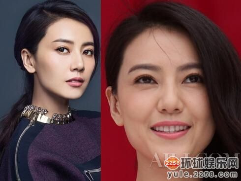 Cao Viên Viên: Nữ diễn viên sở hữu làn da trắng mịn trên hình ảnh, thực tế lại có gương mặt nhiều nếp nhăn và biểu hiện rõ dấu hiệu trùng nhão, đặc biệt vùng gò má và khóe miệng. Bọng mắt của cô cũng lớn hơn so với hình ảnh đã qua chỉnh sửa photoshop.