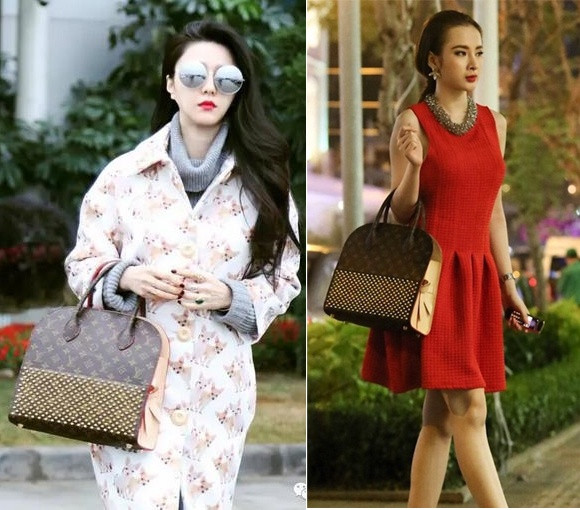 Phạm Băng Băng cũng sở hữu túi Louis Vuitton như Angela Phương Trinh.