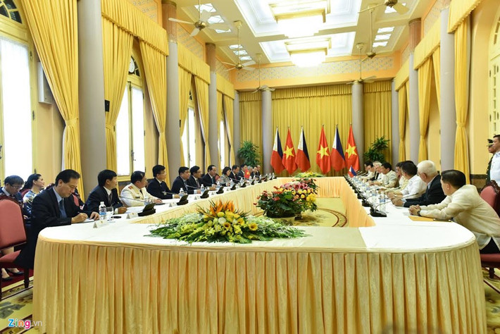 Chiều nay, Tổng thống Duterte sẽ tới chào xã giao Tổng bí thư Nguyễn Phú Trọng và hội kiến với Thủ tướng Nguyễn Xuân Phúc.