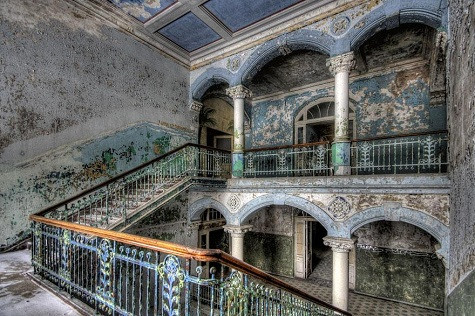 Bệnh viện quân sự- Beelitz, Đức, nơi đã từng là viện điều dưỡng dành cho những người mắc phải bệnh liên quan đến phổi, nhất là bệnh nhân lao.