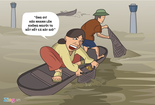 Trận mưa lớn diễn ra trong nhiều giờ khiến hàng chục chuyến bay cất hạ cánh ở Tân Sơn Nhất phải đổi lộ trình. Sân đỗ chìm trong nước, cộng động mạng liên tưởng sân bay lớn nhất phía Nam là ngư trường nhiều tôm cá.