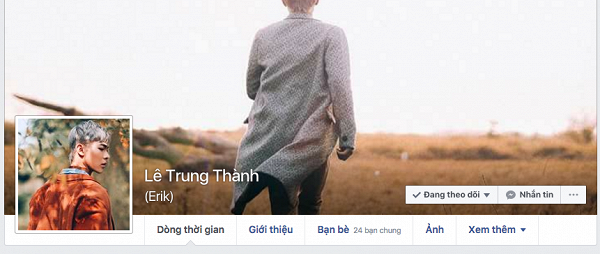 Nhưng chỉ hơn 3 ngày sau, fan đã thấy cái tên Erik trở lại ở Facebook của giọng ca Sau tất cả.
