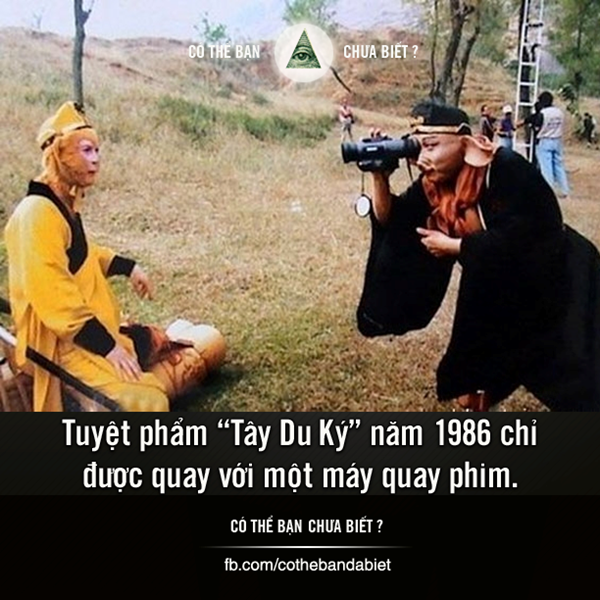 Một máy quay phim làm nên tuyệt phẩm Tây Du Ký 1986 lưu truyền đến ngày nay.