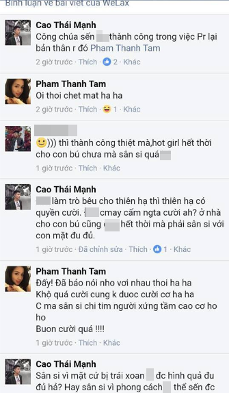Cụ thể, khi được stylist Kelvin Cao (Cao Thái Mạnh) nhắc đến trong phần bình luận của đoạn clip này, Tâm Tít đã không ngần ngại đáp lời có phần đồng tình công kích Bảo Thy. Khi được một khán giả hỏi liệu có đang sân si quá không thì Tâm Tít trả lời: "Chị mà sân si chị tìm người xứng tầm cao hơn".
