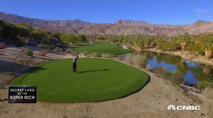 Đây là nơi Jerry Weintraub thường xuyên đánh golf cùng bạn bè trong kỳ nghỉ.