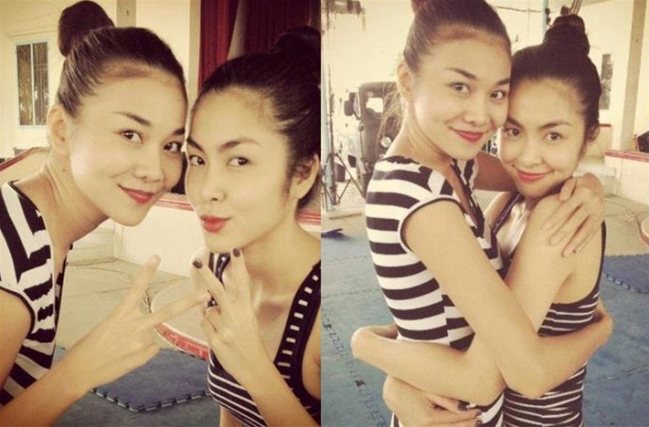Tăng Thanh Hà và Thanh Hằng đều là những đại mỹ nhân của showbiz Việt. Cả hai cũng vô cùng thân thiết và từng cùng tham gia vào bộ phim đình đám Mỹ nhân kế của đạo diễn Nguyễn Quang Dũng. Hai người đẹp này cùng có vẻ đẹp sắc sảo với mày ngài cong vút. Trong nhiều bức hình khi Tăng Thanh Hà và Thanh Hằng để kiểu tóc giống nhau, hai người không khác chị em sinh đôi là bao. Trong khi Thanh Hằng vẫn miệt mài với làng giải trí, Tăng Thanh Hà lại ít xuất hiện hơn trong giới showbiz kể từ khi kết hôn và sinh con.