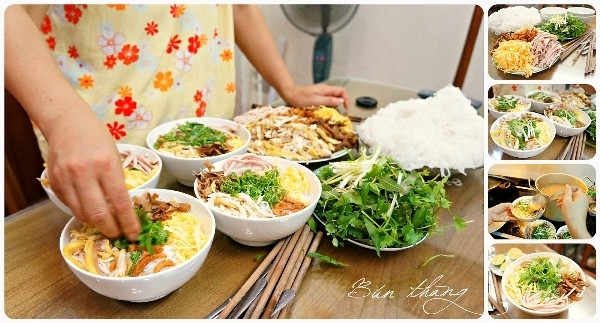 Bún thang Hà Nội.