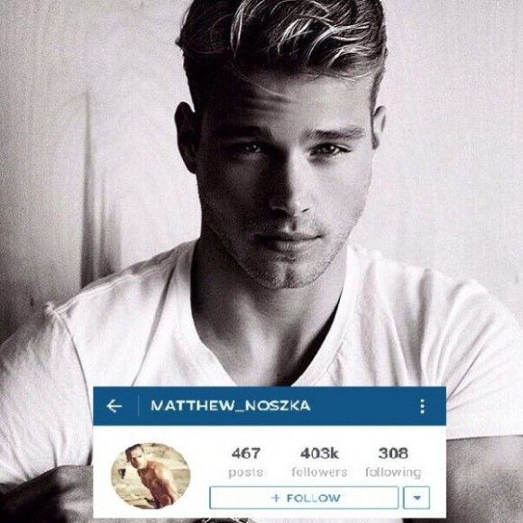 Matthew Noszka: Matthew Noszka là một người mẫu gốc Nga. Anh chàng sở hữu gương mặt với những nét đẹp đặc trưng của người Nga, đôi mắt sâu, mũi cao cùng mái tóc vàng. Body 6 múi của anh chàng cũng chính là điểm thu hút không thể bàn cãi của Matthew. Anh chàng điển trai này sở hữu hơn 400.000 lượt theo dõi trên Instagram.