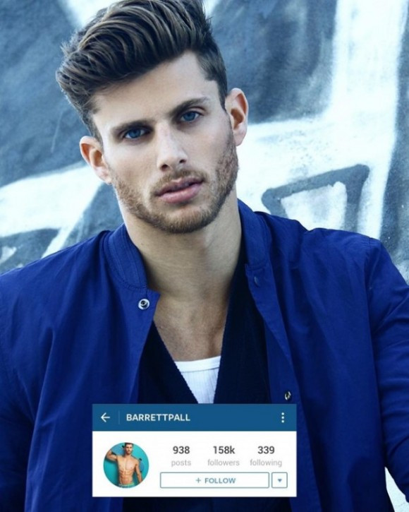 Barrett Pall: Barrett Pall là anh chàng đã được xếp vào top 20 những chàng trai đẹp nhất Instagram năm 2015 do tạp chí Elle bình chọn. Xuất thân là huấn luyện viên gym nên chẳng có gì quá ngạc nhiên khi Barrett Pall sở hữu thân hình cơ bắp, săn chắc và sexy đến vậy!