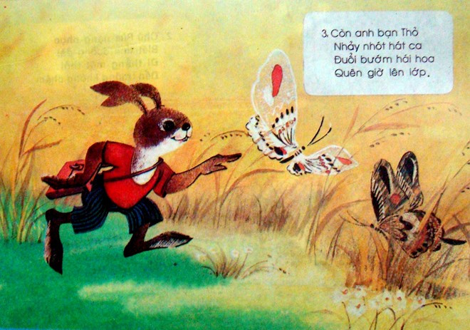 Nhiều người lật từng trang sách đều thấy thân quen, thậm chí thuộc những vần thơ trong sách. Bạn Mi Sa chia sẻ: "Bài rùa với thỏ đi học đến giờ vẫn thuộc, 15 năm rồi, ôi tuổi thơ, ước gì được một lần trở lại".