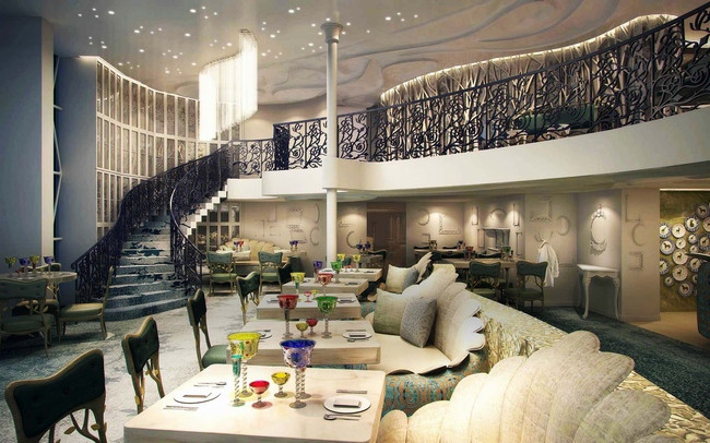 Nội thất vô cùng sang trọng của Harmony of the Seas.
