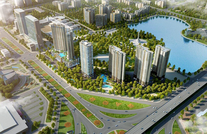 8. D'Capitale Trần Duy Hưng: Đây là tổ hợp văn phòng, trung tâm thương mại và căn hộ cao cấp của tập đoàn Tân Hoàng Minh là chủ đầu tư. Dự án tọa lạc trên khu đất trung tâm phía tây thủ đô, bên cạnh công viên cây xanh và hồ điêu hòa Nhân Chính rộng 18 ha.