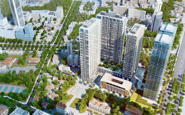 7. Vinhomes Metropolis Liễu Giai: Dự án nằm trên trục đường Liễu Giai -một trong những con đường đẹp nhất thủ đô, là tổ hợp căn hộ cao cấp, văn phòng và thương mại mới nhất của Vinhomes tại Hà Nội.