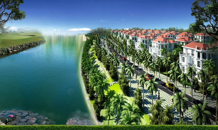 9. Khu đô thị sinh thái Han River Village: Có diện tích 509 ha, tọa lạc tại phường Hòa Quý, quận Ngũ Hành Sơn, do Tập đoàn Sun Group làm chủ đầu tư, dự án nằm trong khu trung tâm của chiến lược phát triển thành phố về phía Nam của Đà Nẵng. Han River Village thuộc điểm kết nối với các khu du lịch, vui chơi, giải trí ở Đà Nẵng như làng thể thao, làng Đại học, Khu du lịch Ngũ Hành Sơn… và lợi thế vị trí 4 mặt giáp sông, cách biển chỉ 1 km. Đây cũng là Khu đô thị biệt thự sinh thái, công viên văn hóa và quần thể du lịch sông nước đầu tiên tại thành phố đáng sống nhất Việt Nam.