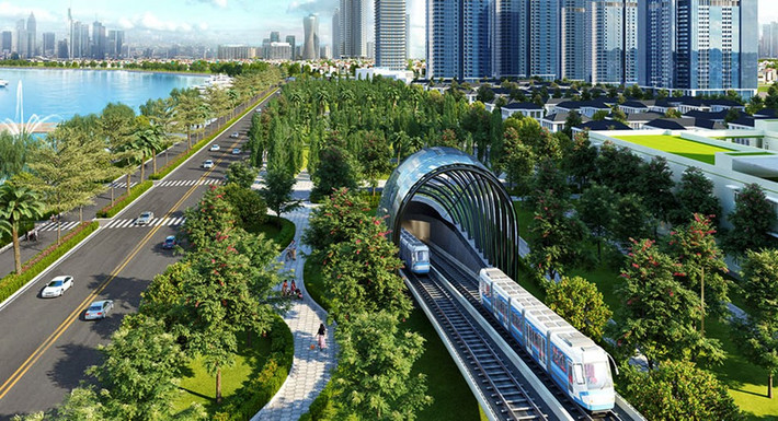 Mặt tiền dự án trải dọc sông Sài Gòn, có mạng lưới giao thông đa dạng, thuận tiện cả đường bộ, tuyến metro và đường thủy.
