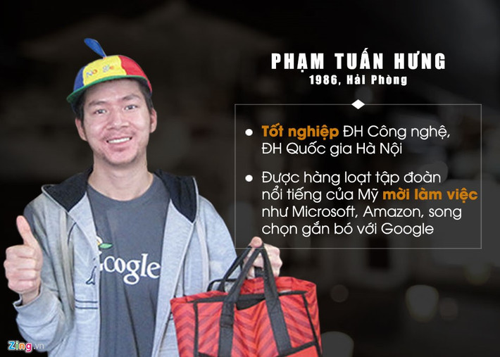 Năm 2012, Tuấn Hưng thực tập tại NASA và Google. Quyết định chọn Google, anh có cơ hội làm việc cùng nhiều kỹ sư để cải thiện cách thức các video trên YouTube đến gần hơn với người khiếm thính. “Mình muốn đi Mỹ học tập và trong vòng 10 năm sẽ trở về Việt Nam. Ra đi cũng là để trở về", chàng trai chia sẻ.