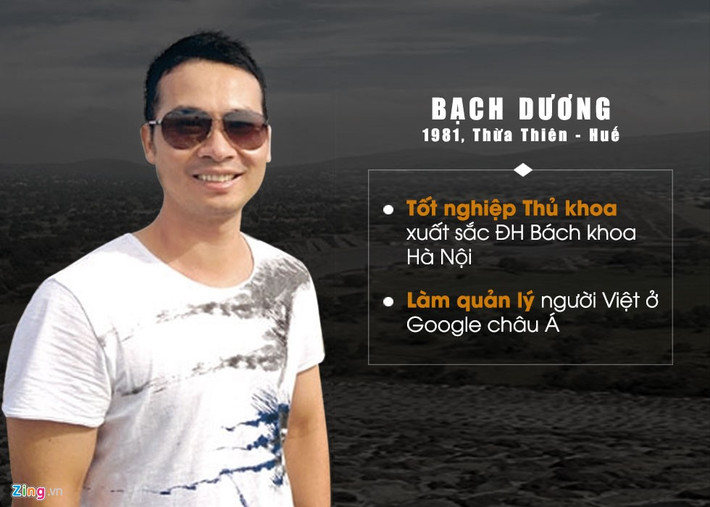 Làm việc cho Google châu Á từ năm 2007 đến nay, Bạch Dương cũng là người Việt đầu tiên giữ chức vụ quản lý cho tập đoàn công nghệ Google. Anh hiện phụ trách một số dự án về điện thoại Android ở châu Á Thái Bình Dương.
