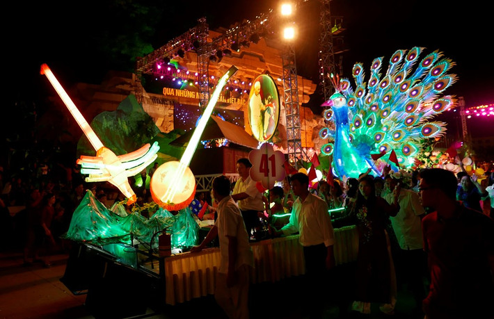 Chim công trẩy hội của tổ dân phố 19, phường Phan Thiết.