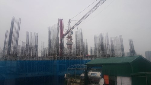 Vụ tai nạn xảy ra ở công trình xây dựng cao 28 tầng.