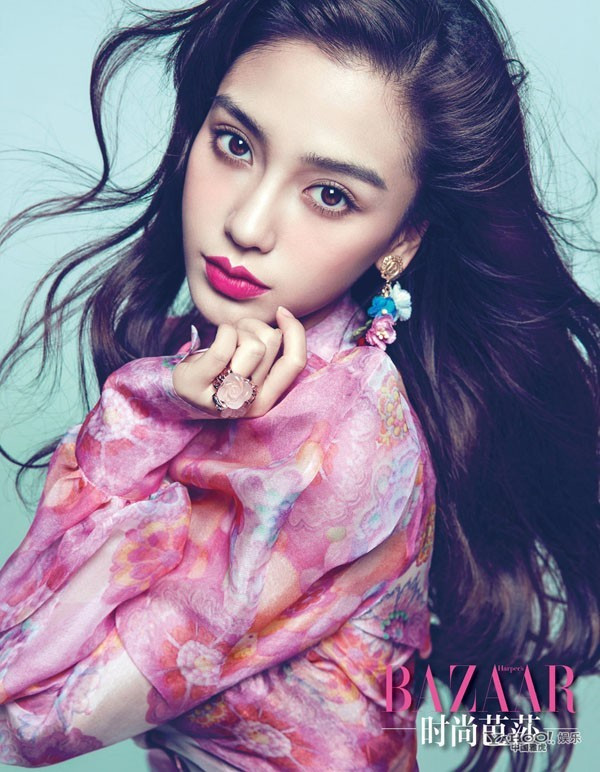 Bà xã Huỳnh Hiểu Minh - Angelababy xếp ở vị trí thứ 9.