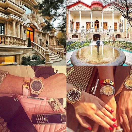 … với những biệt thự, đồ dùng, phụ kiện xa xỉ.