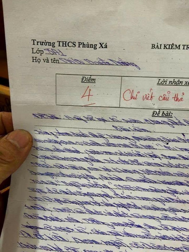 Tại sao người ta viết thư pháp chả ai đọc được thì khen đẹp. Chữ em cũng chả ai đọc được thì lại bị chê?