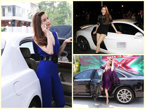 Liên tục thay đổi siêu xe: Hồ Ngọc Hà luôn khiến mọi người trầm trồ vì bộ sưu tập xe hơi vào hàng khủng nhất nhì Việt Nam. Một thời gian dài sử dụng chiếc Roll Royce Ghost trị giá hơn 10 tỷ đồng để dùng làm phương tiện đi lại.