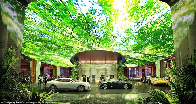 Khách sạn Roeesmont được công ty ZAS thiết kế với công suất 450 phòng. Chuỗi khách sạn Hilton sẽ quản lý thương hiệu này với tên Curio. Điểm nhấn rừng mưa có diện tích gần 7.000m2.