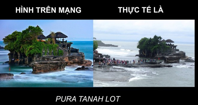 Đền Tanah Lot cũng rất nổi tiếng linh thiêng và thanh tịnh, nhưng khi tới đây bạn sẽ thấy không gian thanh tịnh vắng vẻ là xa xỉ.