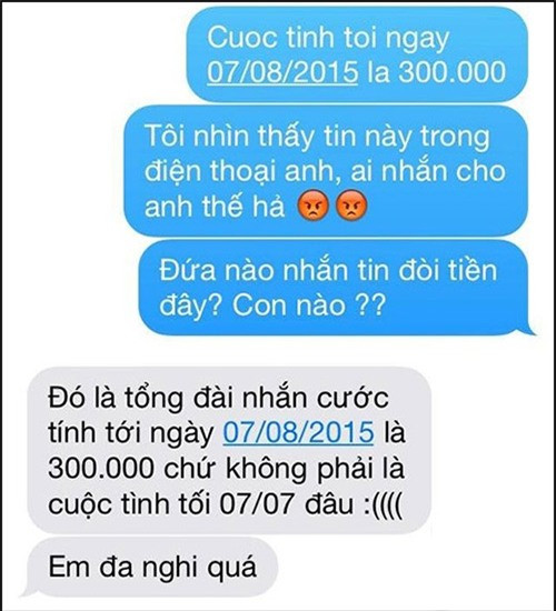 Tổng đài cũng biết đùa ghê.