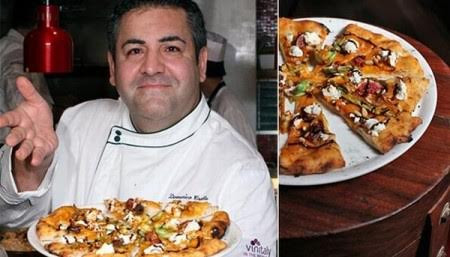 Pizza rắc vàng Pizza có lẽ là món ăn ưa thích của nhiều người trên thế giới. Đầu bếp Dominico Crolla đã quyết định nâng tầm món ăn này với việc chế tạo chiếc pizza đắt nhất thế giới mang tên "Pizza Royale 007." Chiếc bánh được phủ bên trên bằng tôm hùm ướp rượu cô-nhắc, trứng cá muối ngâm sâm panh, nước sốt cà chua, cá hồi hun khói, thịt nai, chân giò xông khói và giấm thơm. Tất nhiên, một nguyên liệu không thể thiếu khác để nó trở nên xa xỉ là những mảnh vàng ăn được 24 Karat. Đây cũng là chiếc bánh đắt nhất thế giới với giá 4.200 USD sau khi được bán đấu giá trên ebay.